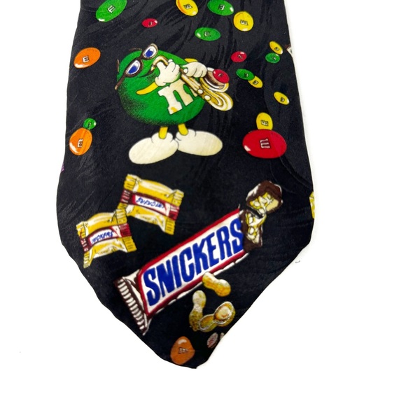 Vintage Candy 80s Necktie 100% Silk - Picture 6 of 9